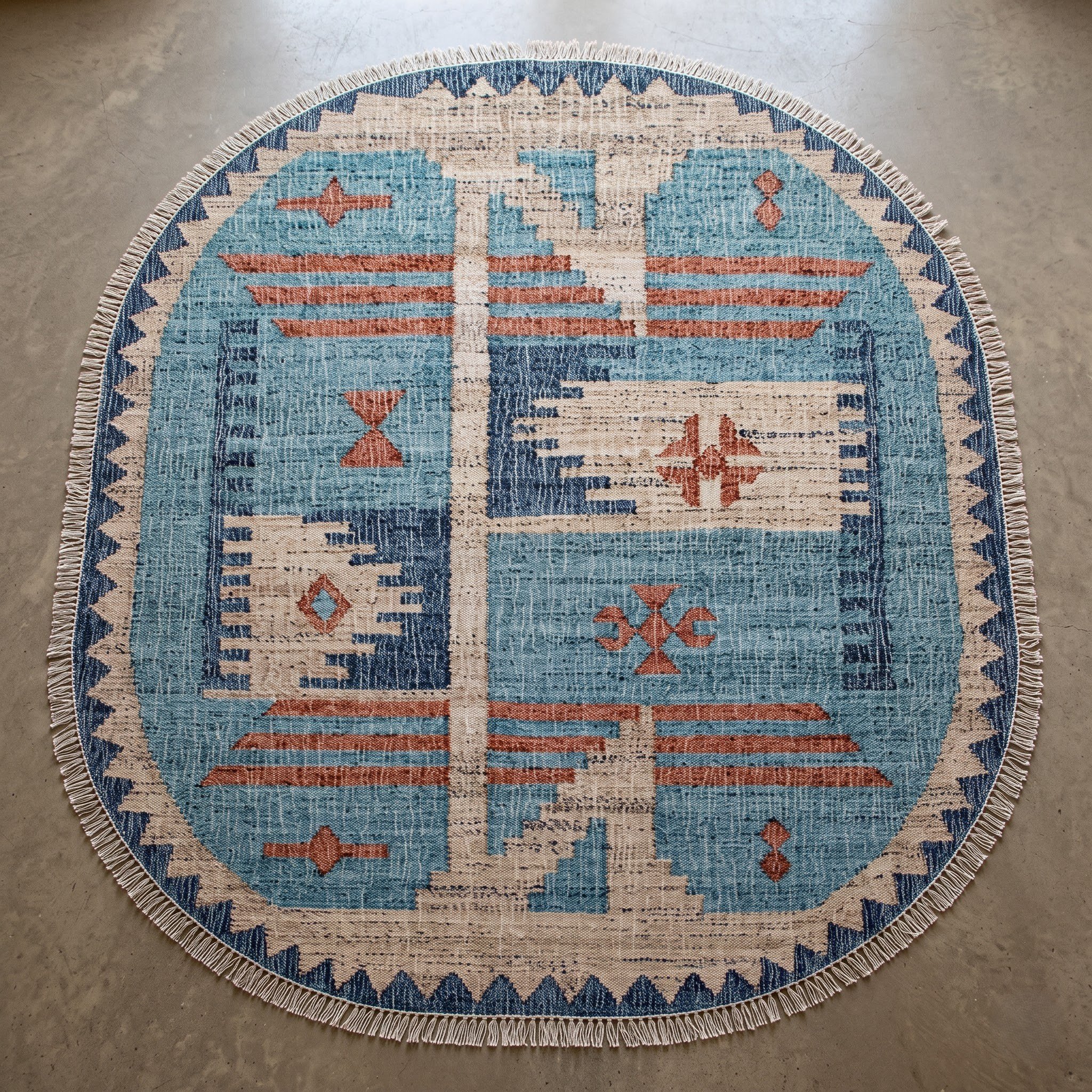 Free-form Carpet — Organic Fluid Sculpted | Paliram Carpets Custom Weave Mirzapur