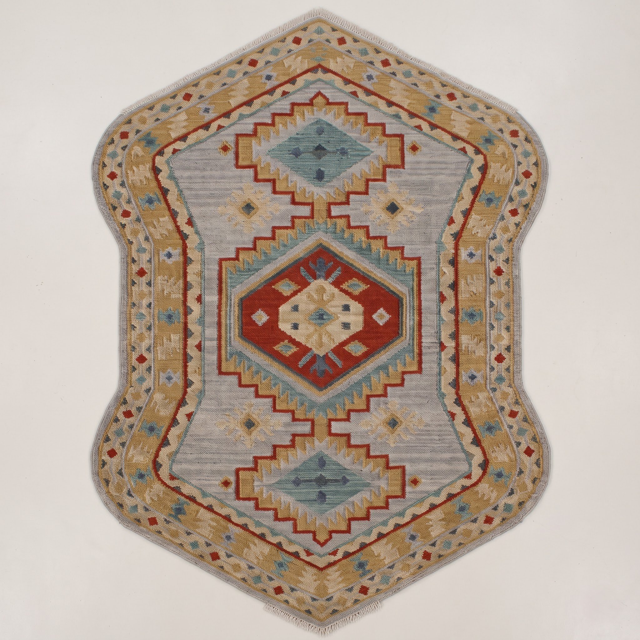 Free-form Carpet — Organic Fluid Sculpted | Paliram Carpets Custom Weave Mirzapur