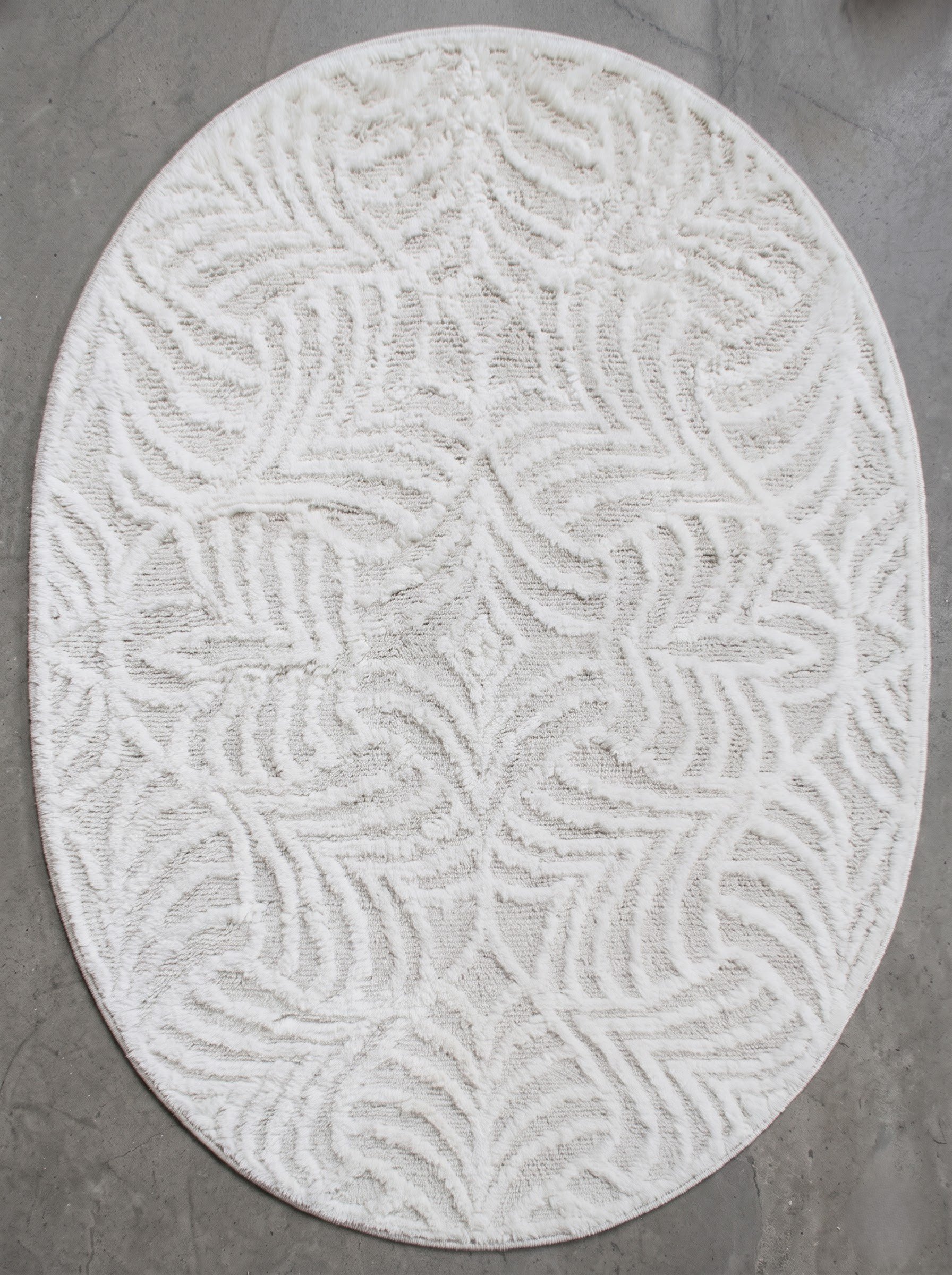 Oval Carpet — Elliptical Medallion | Paliram Carpets Custom Weave Mirzapur