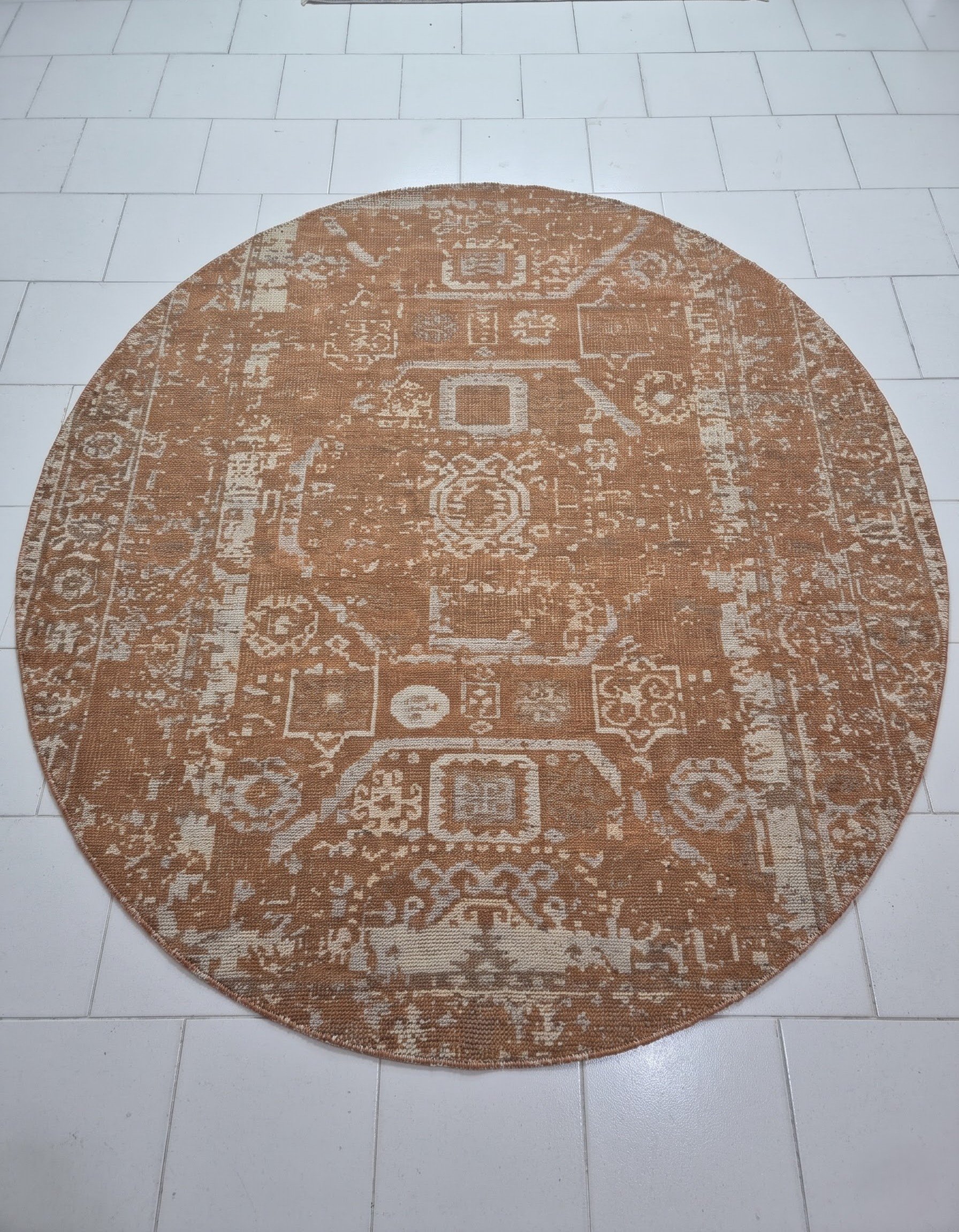Oval Carpet — Elliptical Medallion | Paliram Carpets Custom Weave Mirzapur