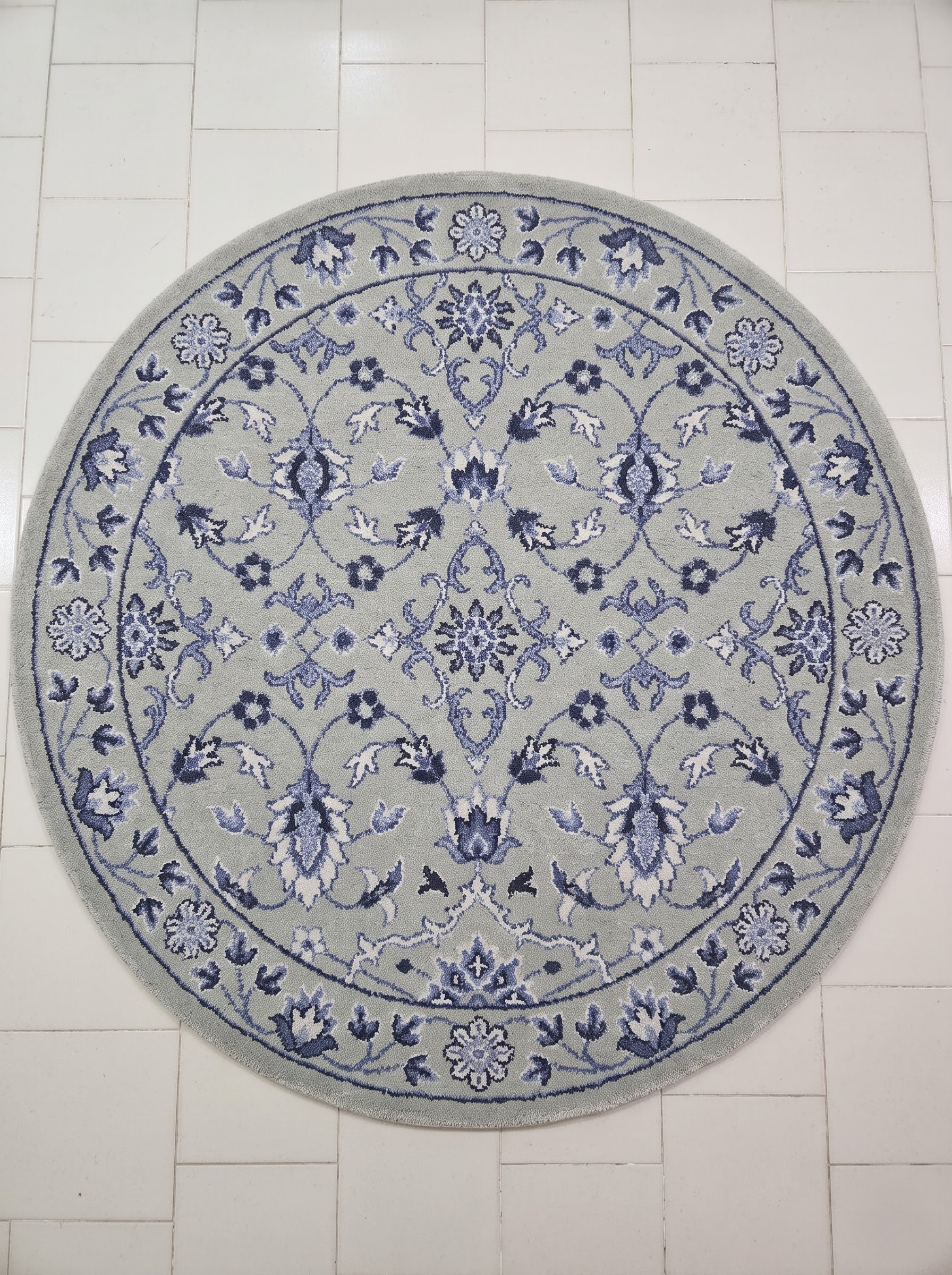 Oval Carpet — Elliptical Medallion | Paliram Carpets Custom Weave Mirzapur