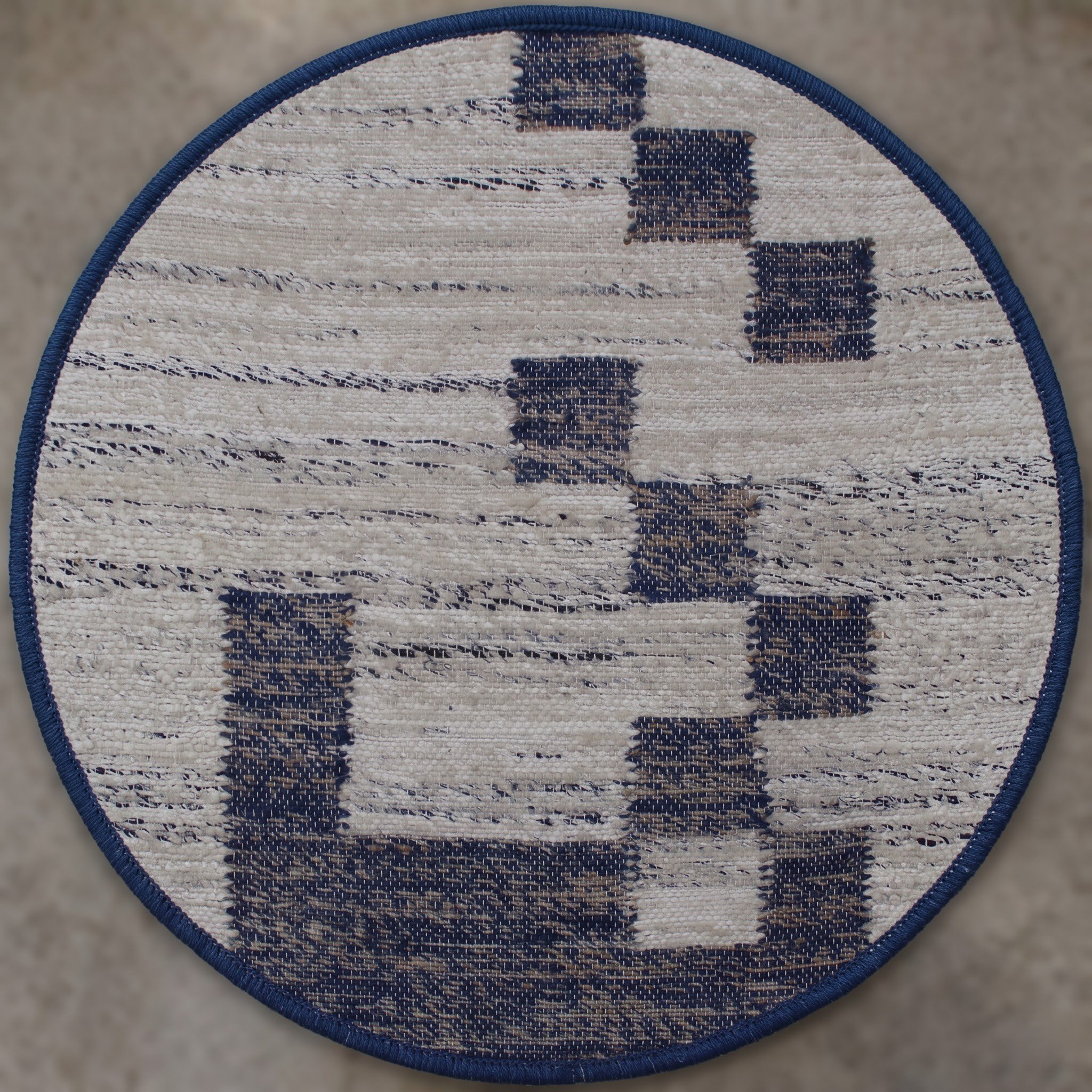 Round Carpet — Circular Scallop Mandala | Paliram Carpets Custom Weave Mirzapur