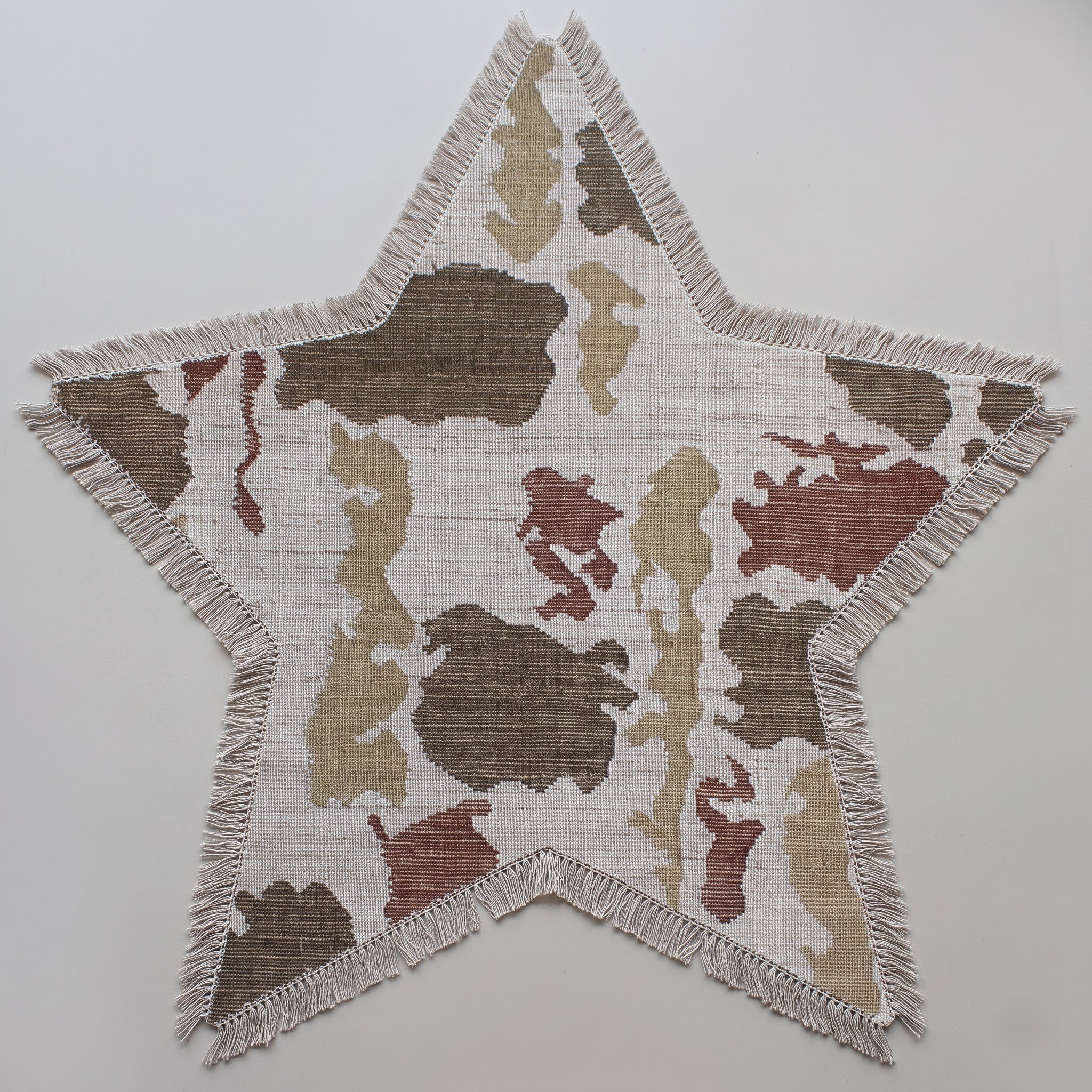 Round Carpet — Circular Scallop Mandala | Paliram Carpets Custom Weave Mirzapur