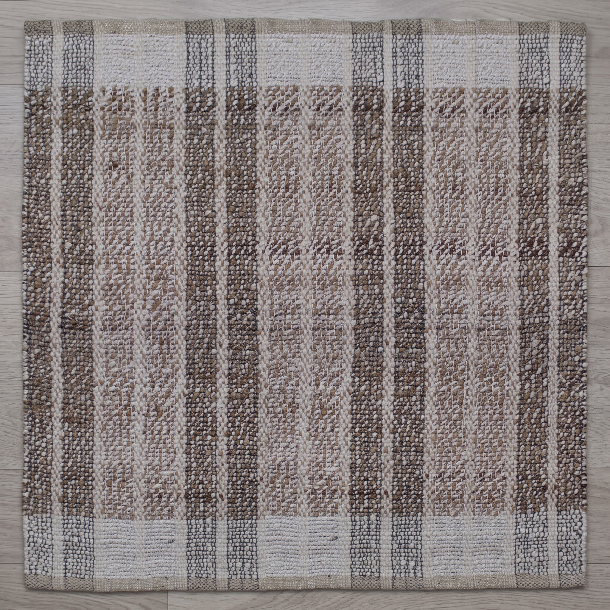 Square Carpet — Geometric Grid Border | Paliram Carpets Custom Weave Mirzapur