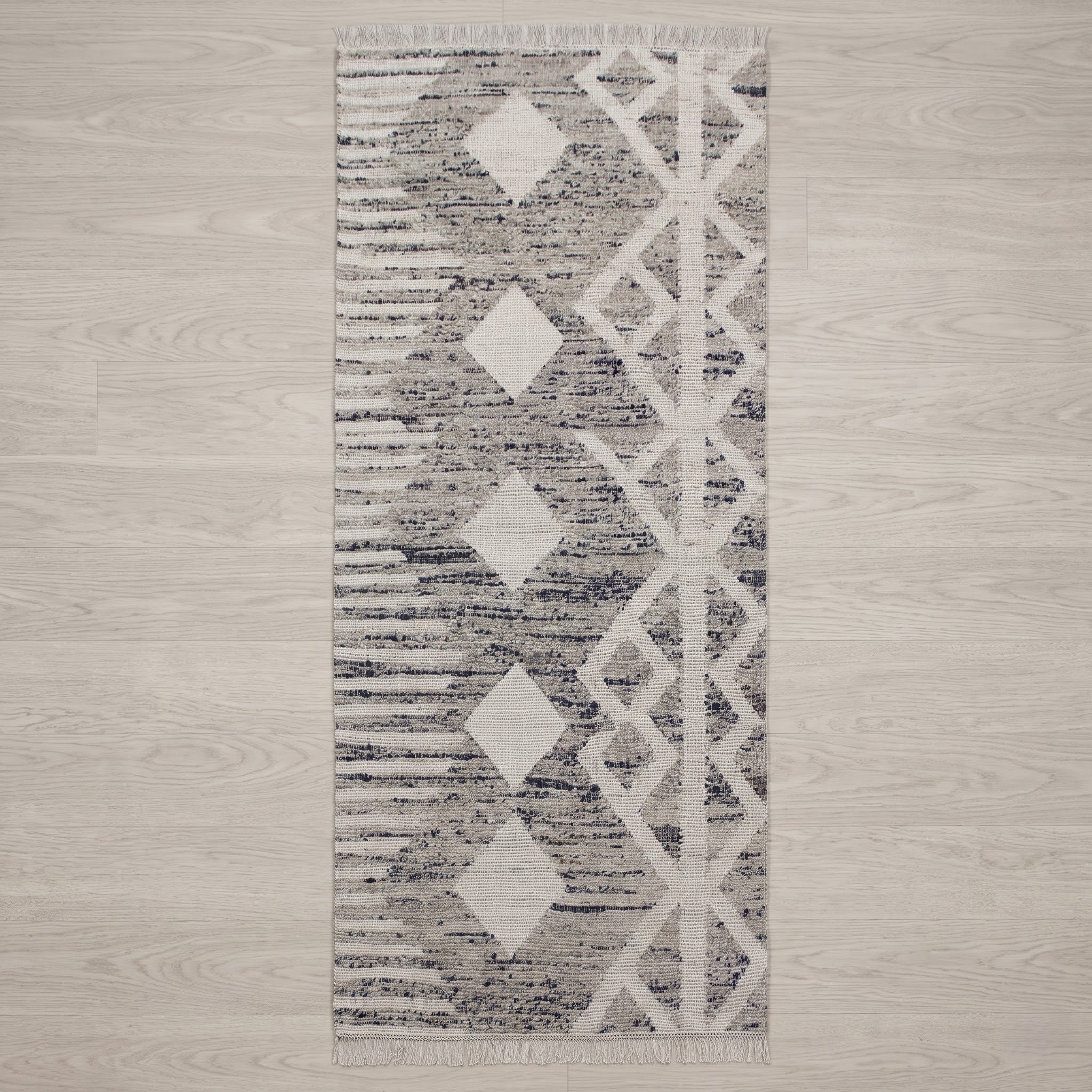 Square Carpet — Geometric Grid Border | Paliram Carpets Custom Weave Mirzapur