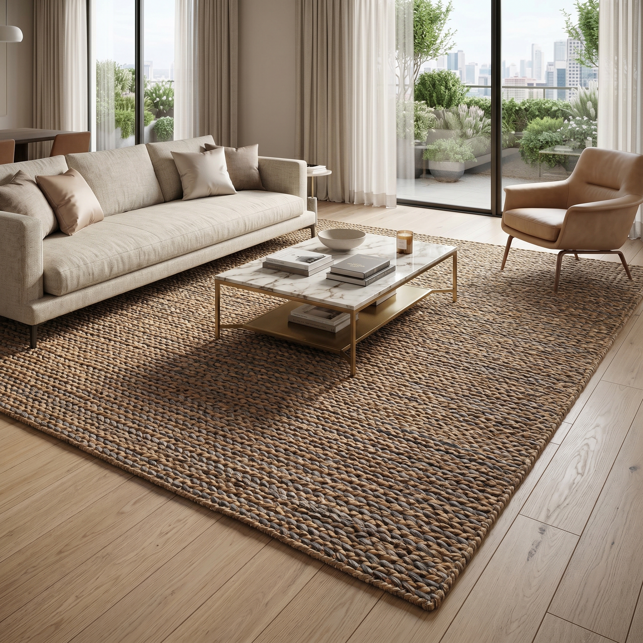 Kolkata Jute Rug